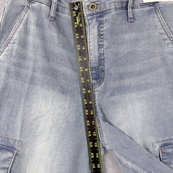 Jessica Simpson Jenna Horizon Utility Wide Leg Cargo Jeans NWT Womens Size 10/30 - Picture 11 of 15